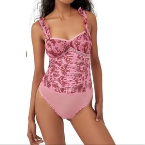 NWT Weekend Plans BodysuitFREE PEOPLE